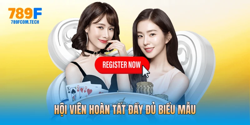 Hội viên hoàn tất đầy đủ biểu mẫu